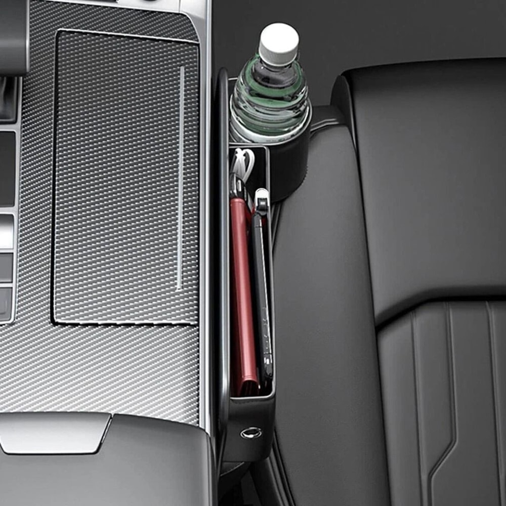 Right Side Car Seat Gap Organizer With Cup Holder And Storage Box 5