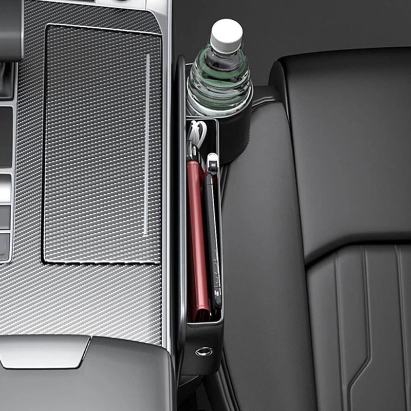 Right Side Car Seat Gap Organizer With Cup Holder And Storage Box 5
