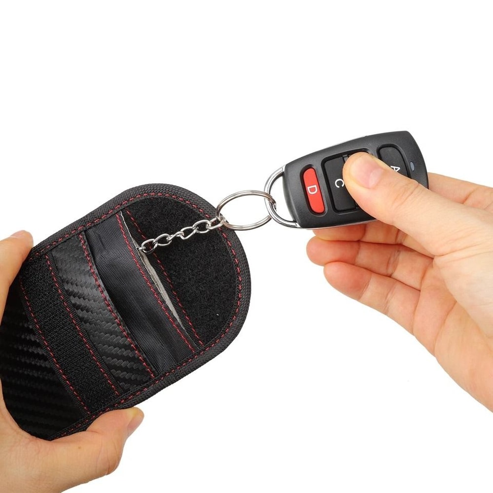Faraday Key Fob Protector RFID Signal Blocking Car Key Pouch 0