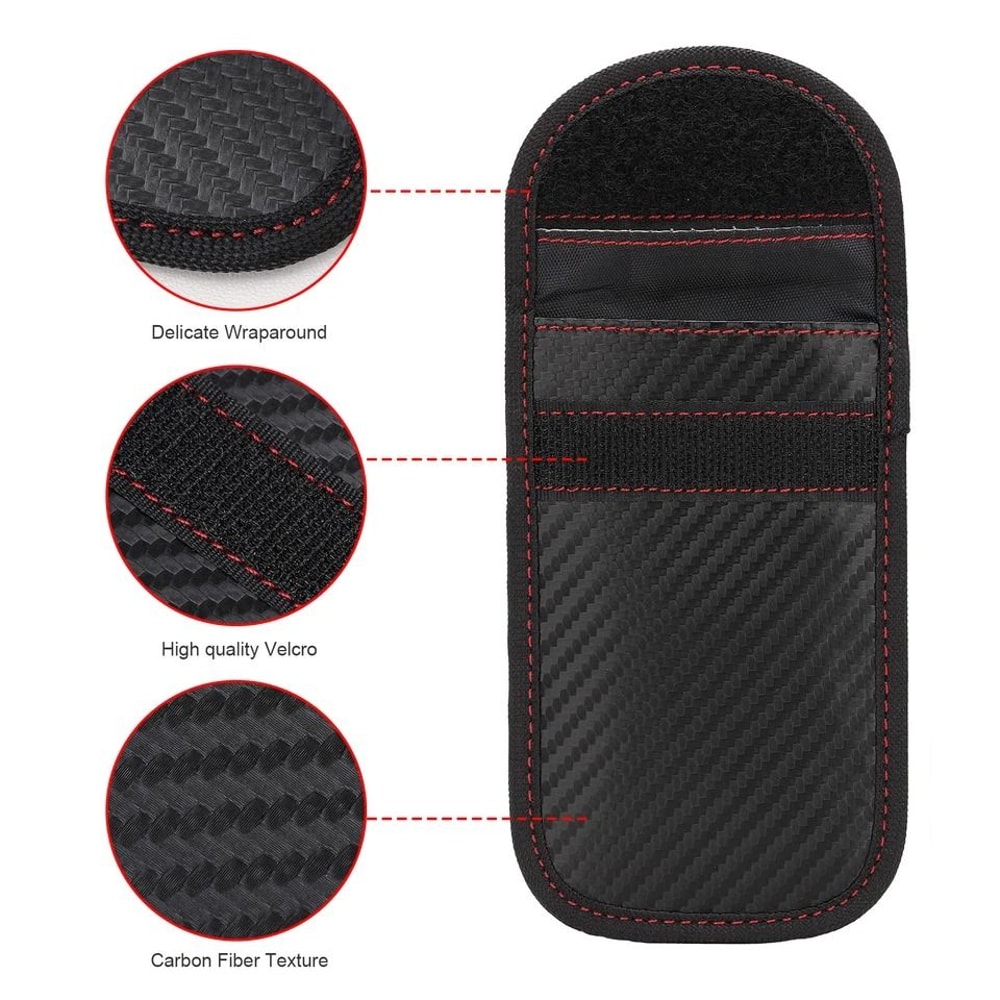 Faraday Key Fob Protector RFID Signal Blocking Car Key Pouch 10