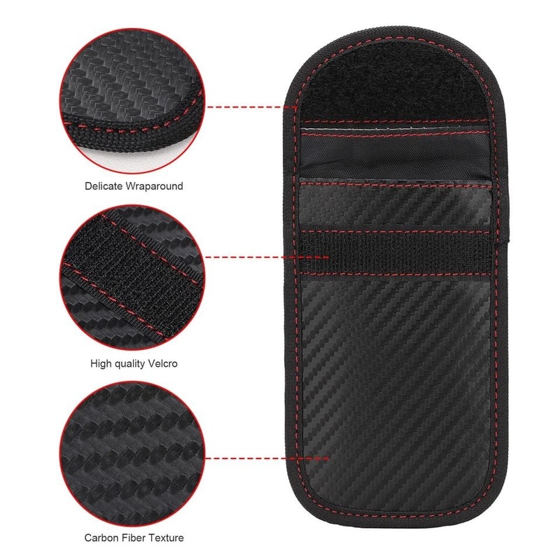 Faraday Key Fob Protector RFID Signal Blocking Car Key Pouch 10