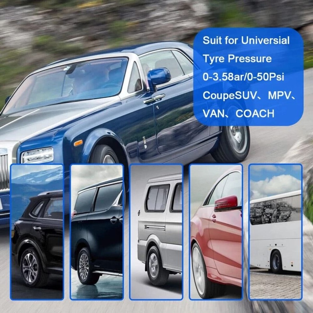 Solar TPMS Wireless Tire Pressure Monitoring System With External Sensors 11