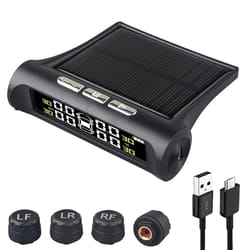 solar tpms wireless tire pressure monitoring system with external sensors