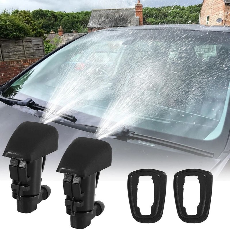 Jeep Grand Cherokee Windshield Washer Nozzle Set Front Left Right 0