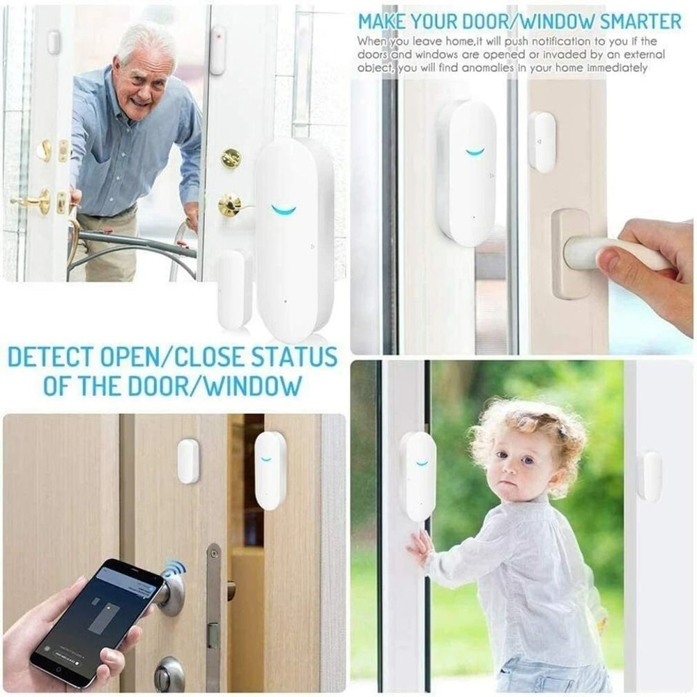 Smart WiFi Door Sensor Window Security Alarm 2
