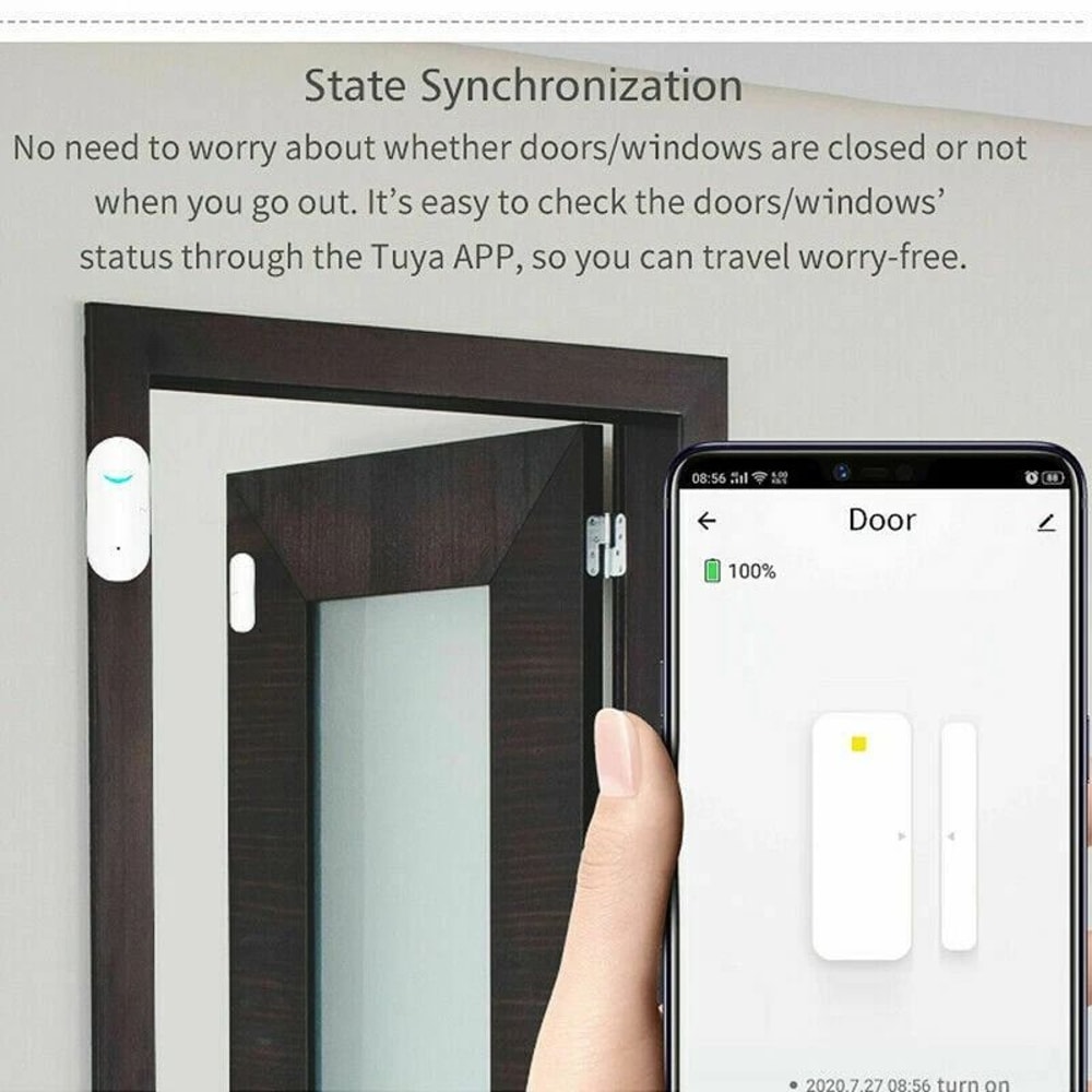 Smart WiFi Door Sensor Window Security Alarm 3
