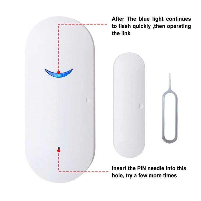 Smart WiFi Door Sensor Window Security Alarm 7