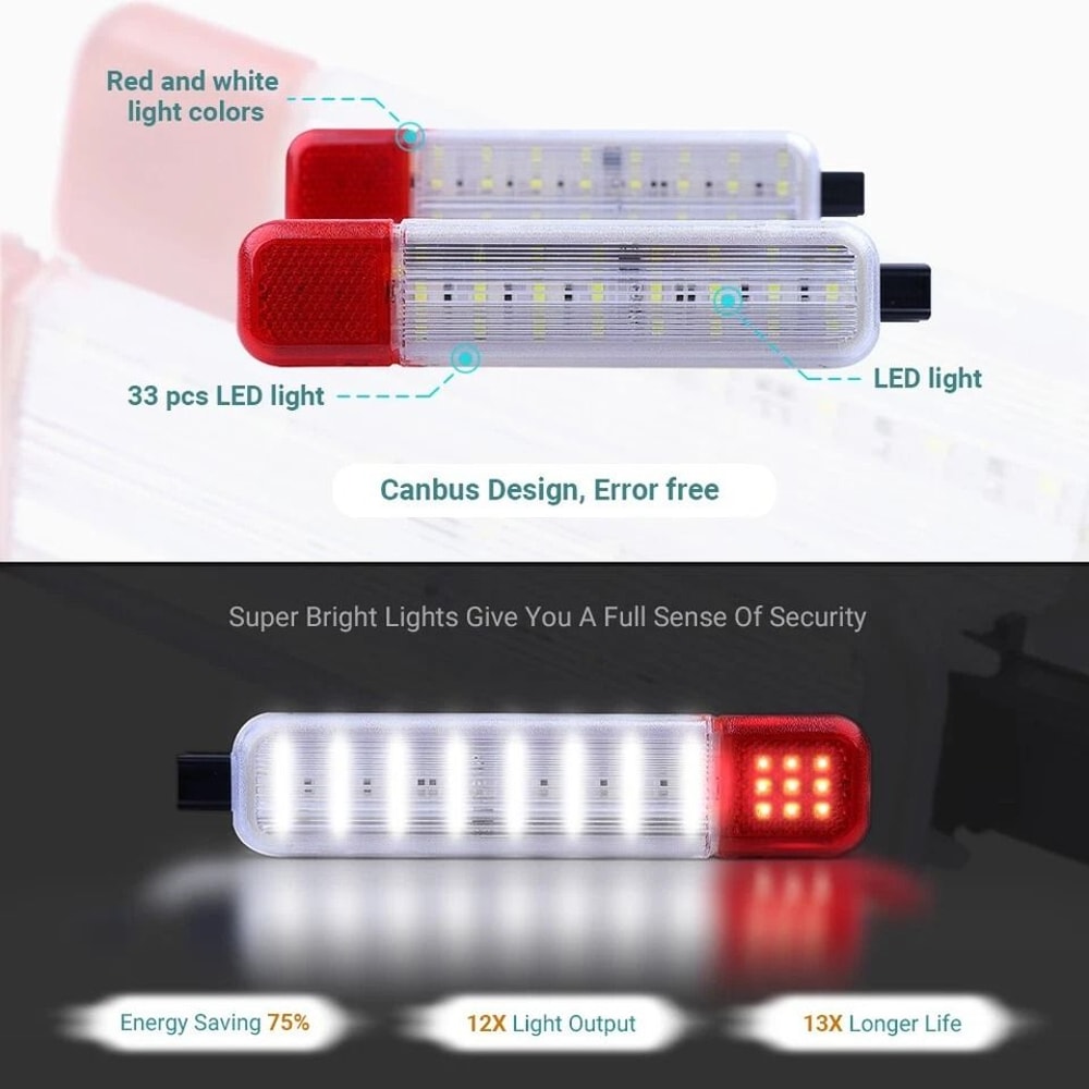 LED Courtesy Door Panel Lights Kit For GMC Chevy CK Hummer Interior Upgrade 1