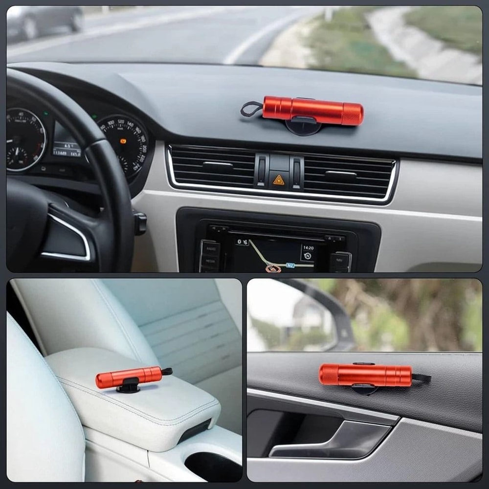 Car Safety Hammer Window Breaker And Seatbelt Cutter Emergency Escape Tool 2