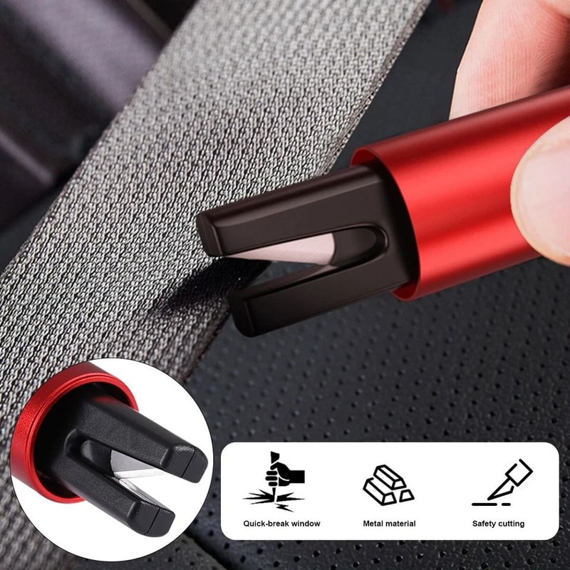 Car Safety Hammer Window Breaker And Seatbelt Cutter Emergency Escape Tool 5