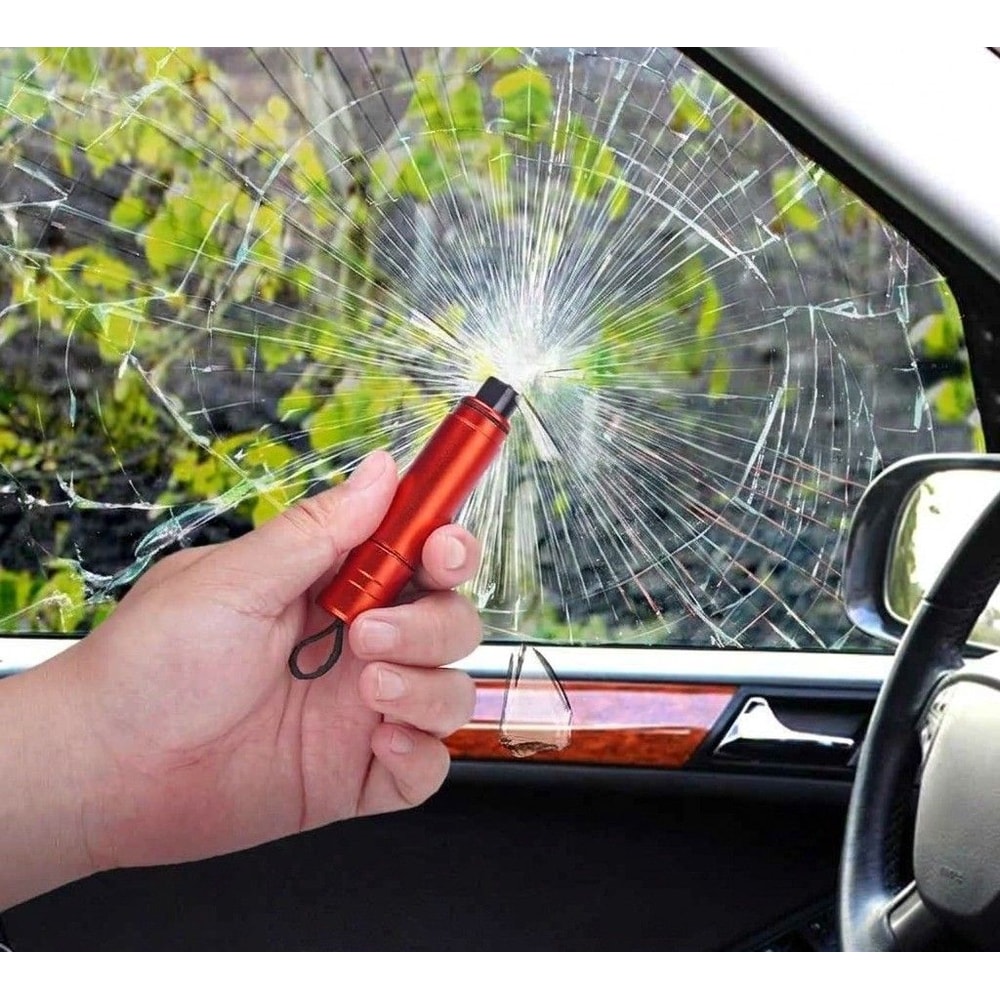Car Safety Hammer Window Breaker And Seatbelt Cutter Emergency Escape Tool 0