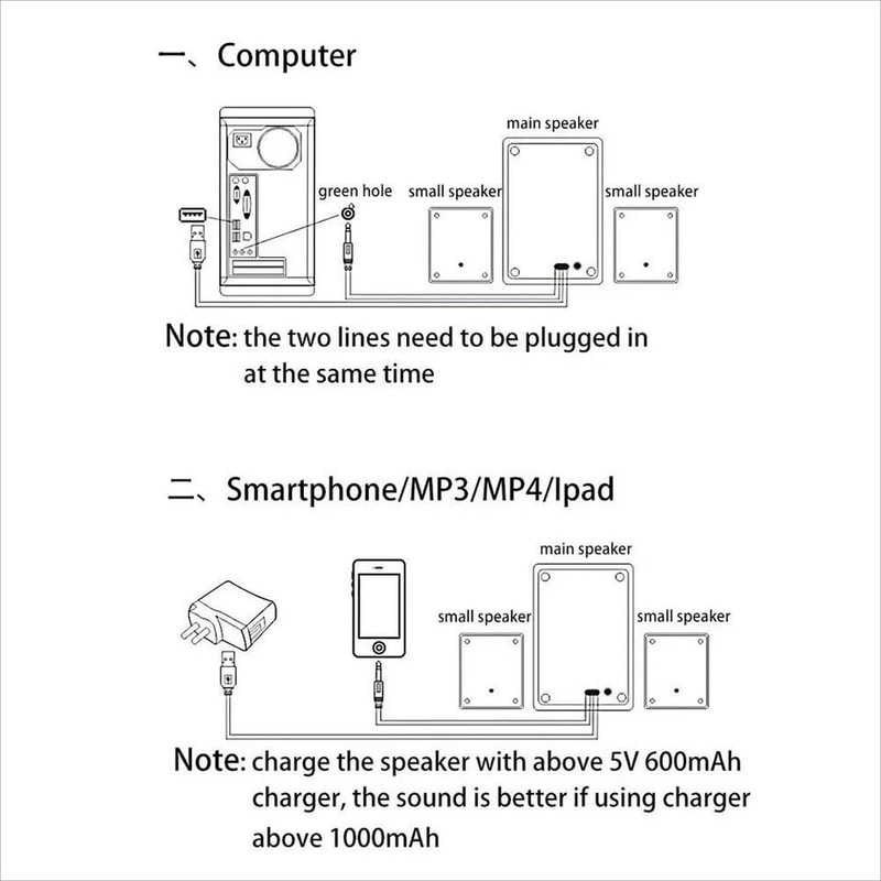 Wired Computer Speakers With LED Surround Sound And Gaming Bass 11
