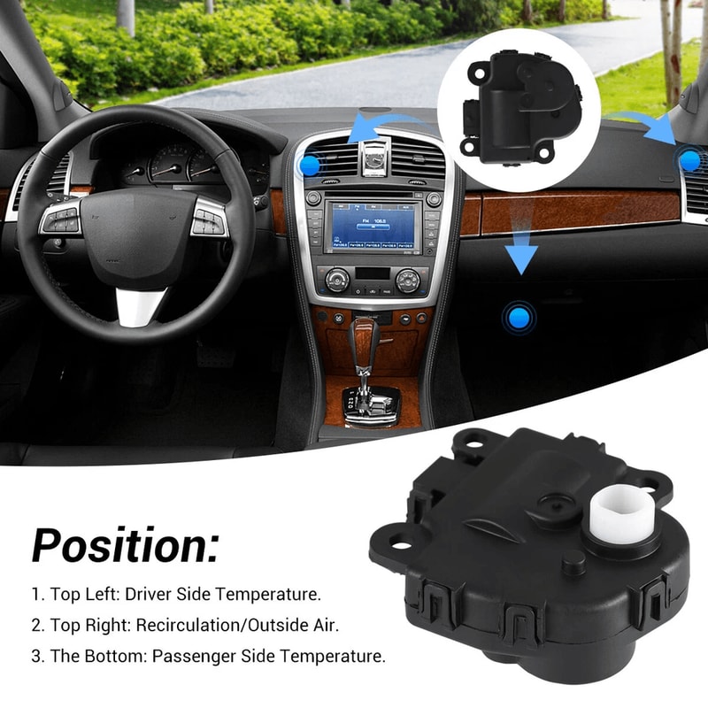 HVAC Blend Door Actuator For Chevy Impala Corvette Buick 11