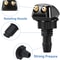 Adjustable Dual Hole Windshield Washer Nozzle Universal Wiper Spray Jet 1