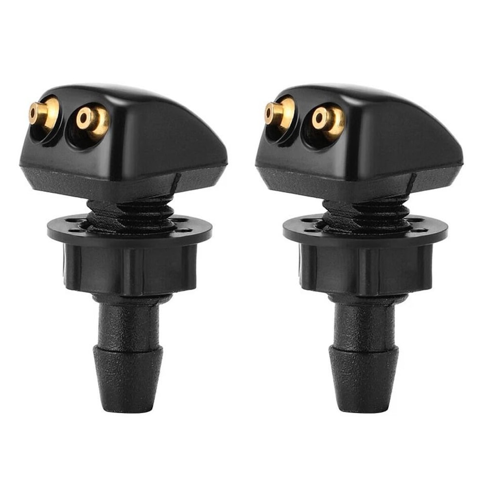 Adjustable Dual Hole Windshield Washer Nozzle Universal Wiper Spray Jet 3