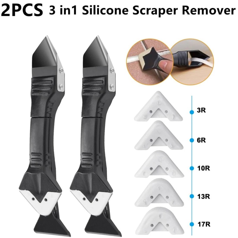 Silicone Sealant Remover And Caulking Tool Set 9