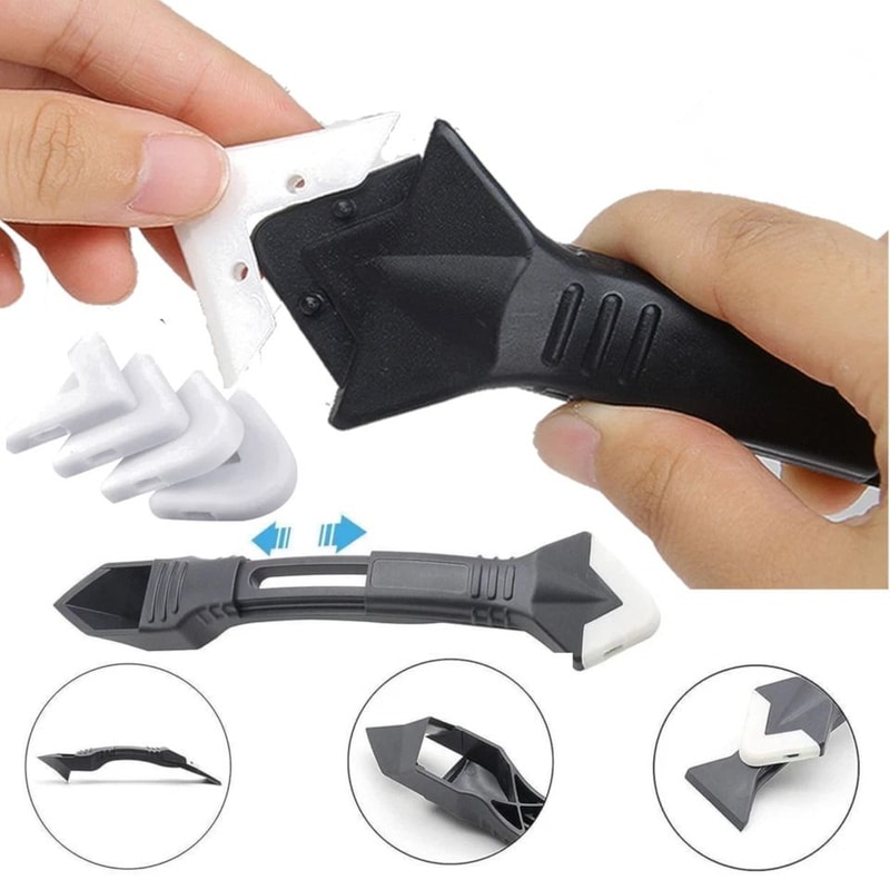 Silicone Sealant Remover And Caulking Tool Set 3