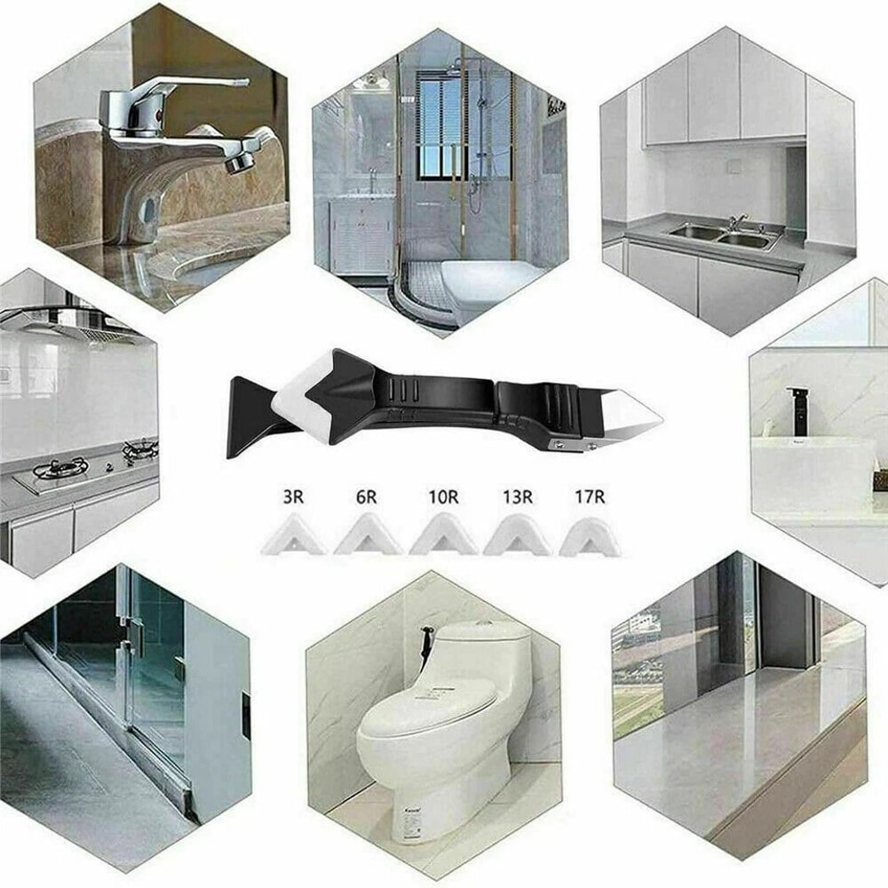 Silicone Sealant Remover And Caulking Tool Set 4