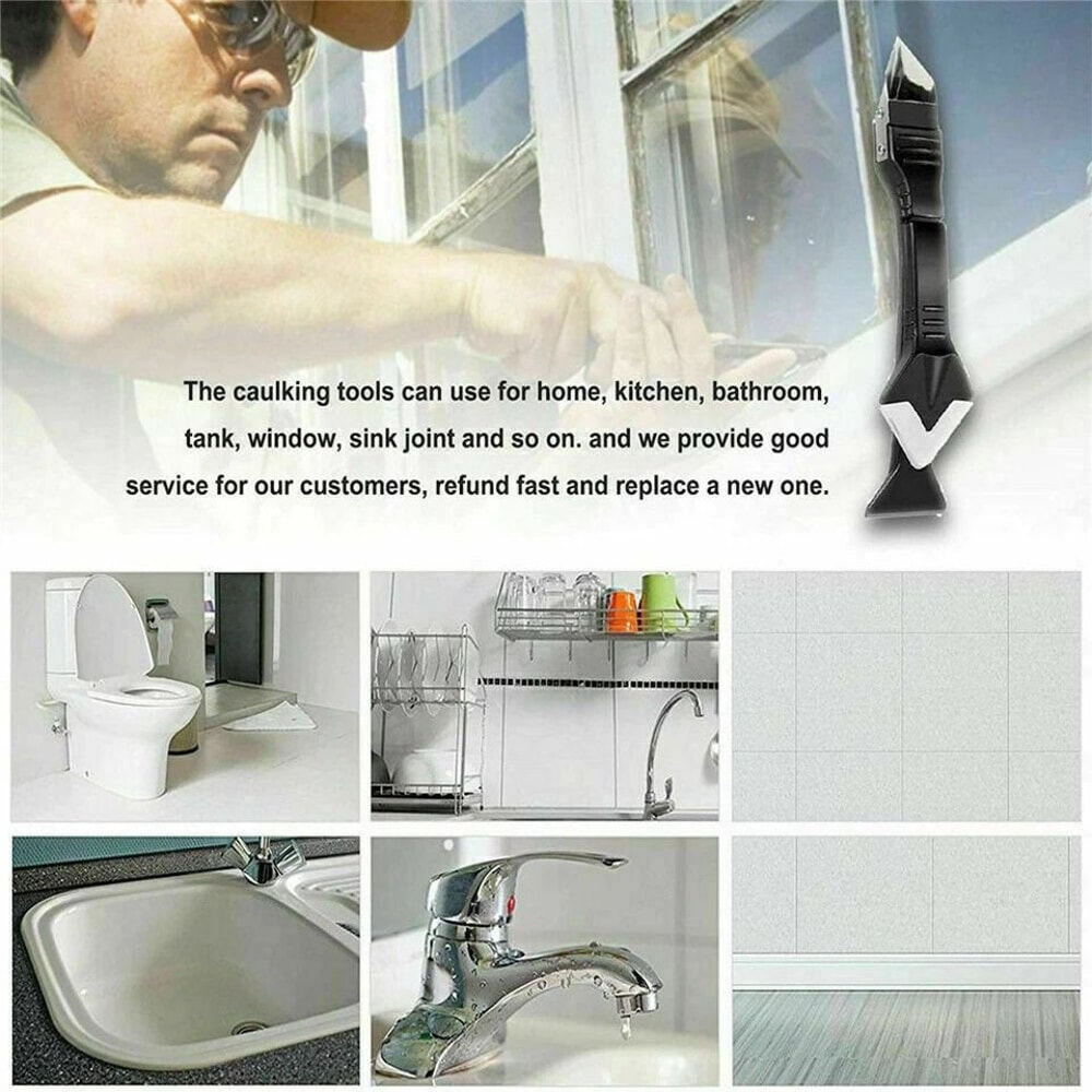 Silicone Sealant Remover And Caulking Tool Set 6