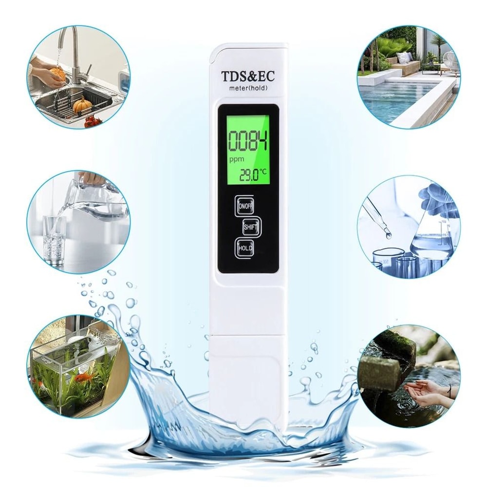 TDS Meter Digital Water Tester For Drinking Water Aquariums Hydroponics 5