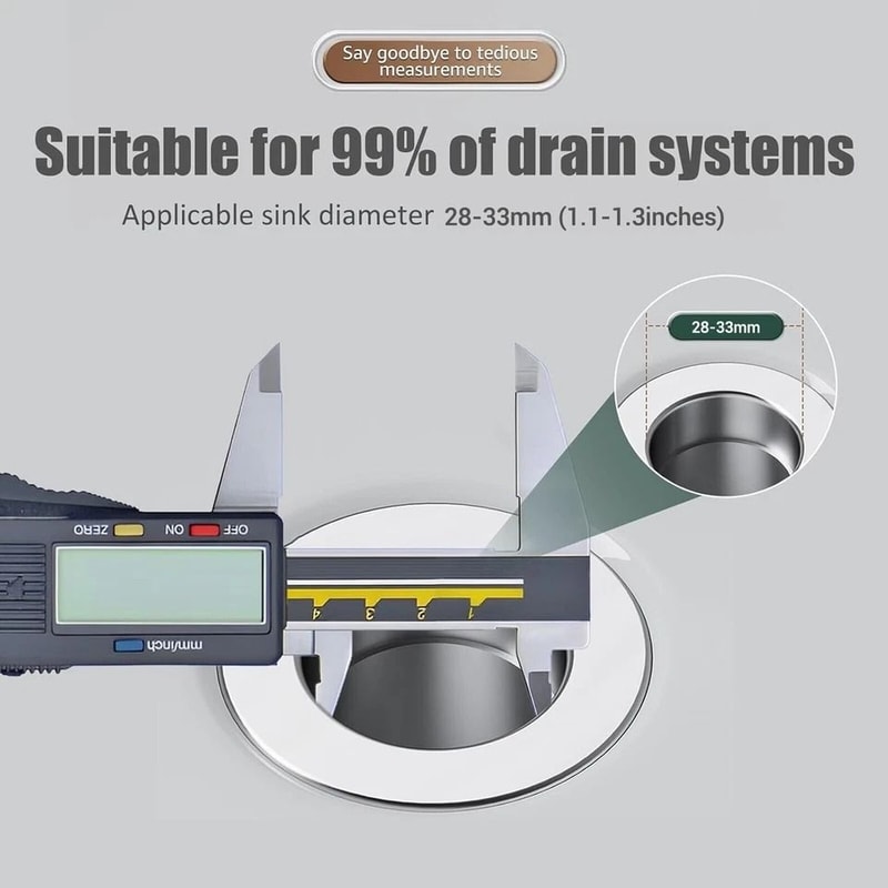 Bathroom Sink Stopper With Hair Catcher And Pop Up Drain Strainer 3