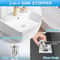 Bathroom Sink Stopper With Hair Catcher And Pop Up Drain Strainer 7