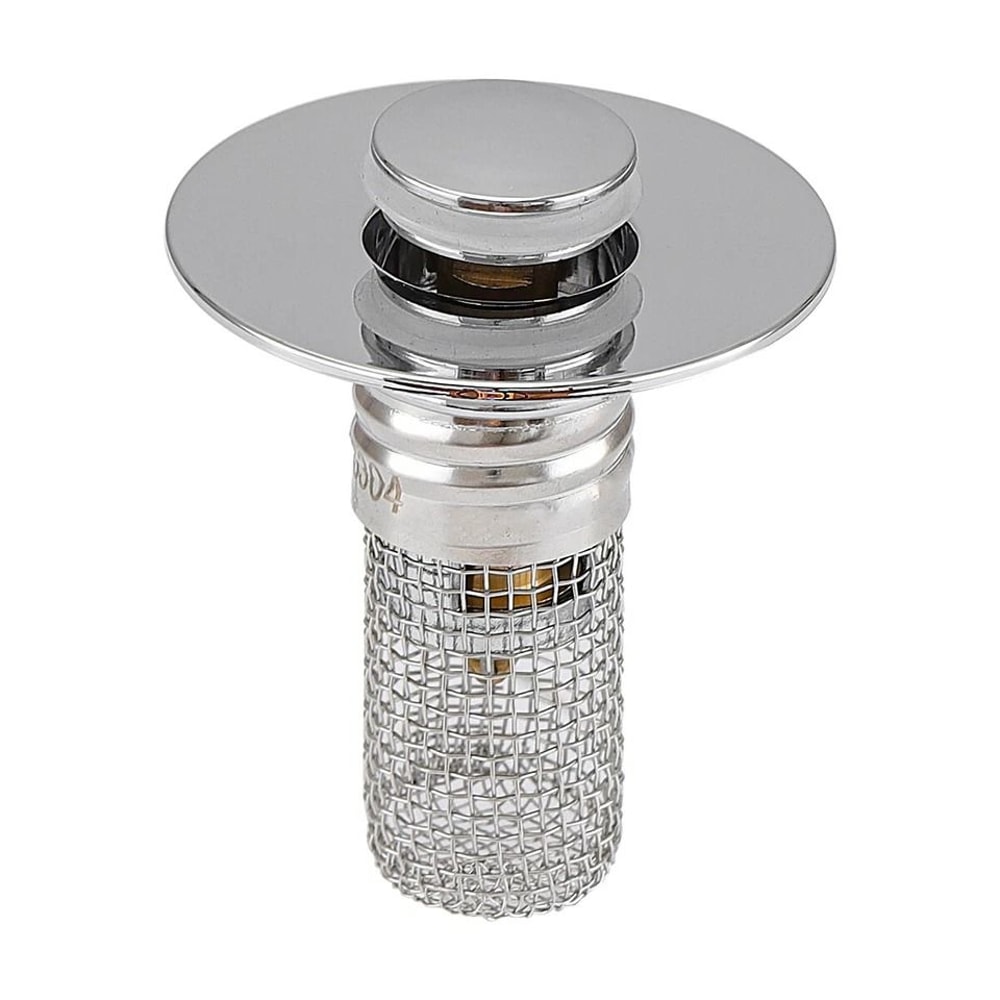 Bathroom Sink Stopper With Hair Catcher And Pop Up Drain Strainer 9