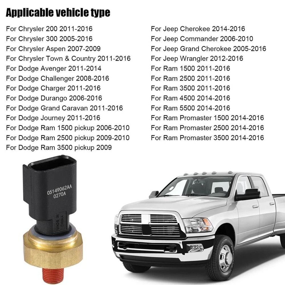Engine Oil Pressure Sensor For Chrysler Dodge Jeep 3