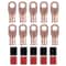 AWG Pure Copper Battery Cable Lugs With Ring Hole 0