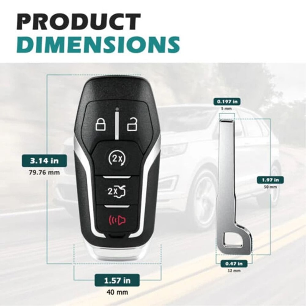 Ford Key Fob Shell Replacement Case For Explorer Edge Fusion Mustang 6