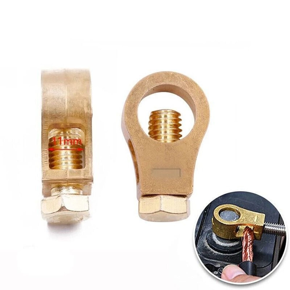 Copper Car Battery Terminal Clamp For Positive Negative Battery Clips 1