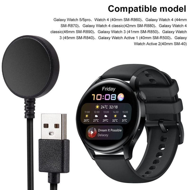 Samsung Watch Charger Magnetic Wireless Dock For Galaxy Watch Active 8