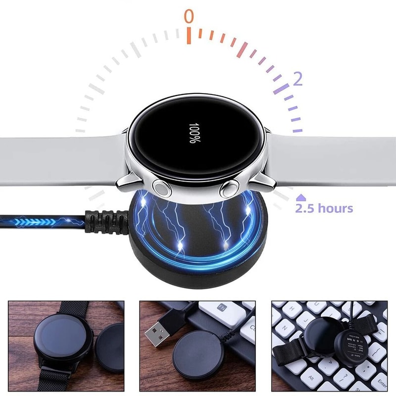 Samsung Watch Charger Magnetic Wireless Dock For Galaxy Watch Active 9