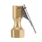 Brass Lock On Air Chuck NPT Open Flow Tire Inflator Clip 9