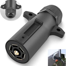 way trailer connector pin rv blade wiring adapter plug