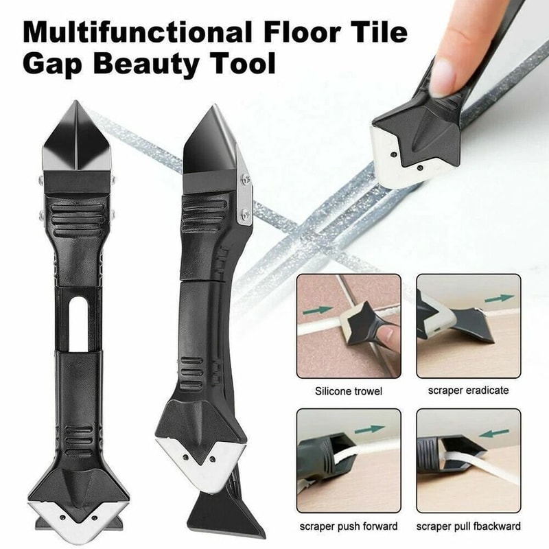 Silicone Caulking Tool And Sealant Remover Kit 3