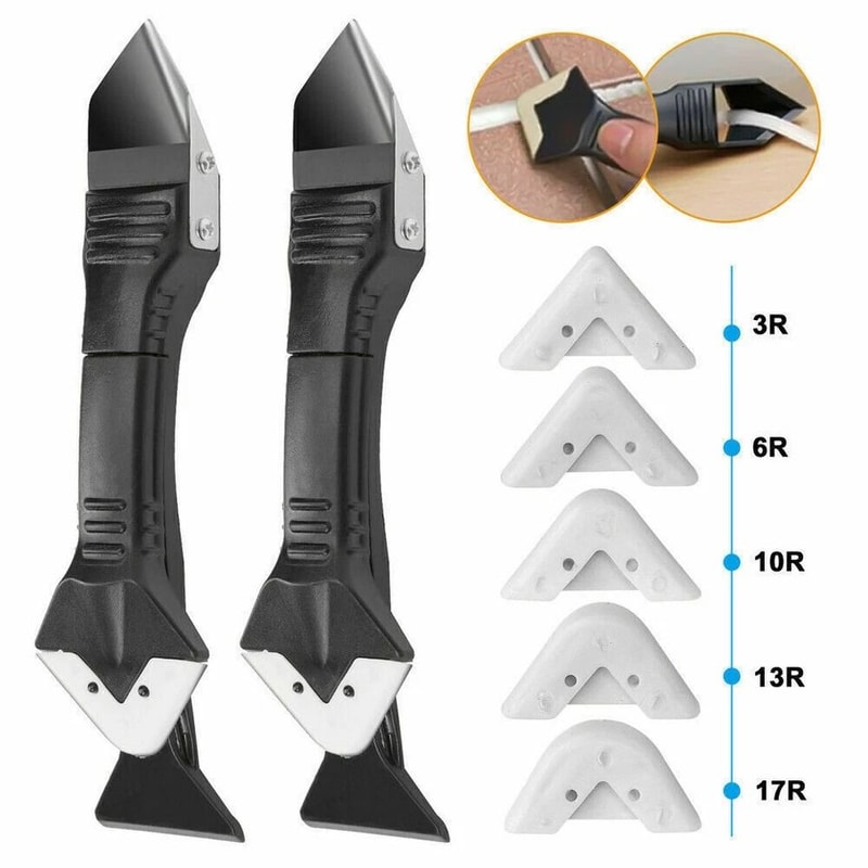 Silicone Caulking Tool And Sealant Remover Kit 9