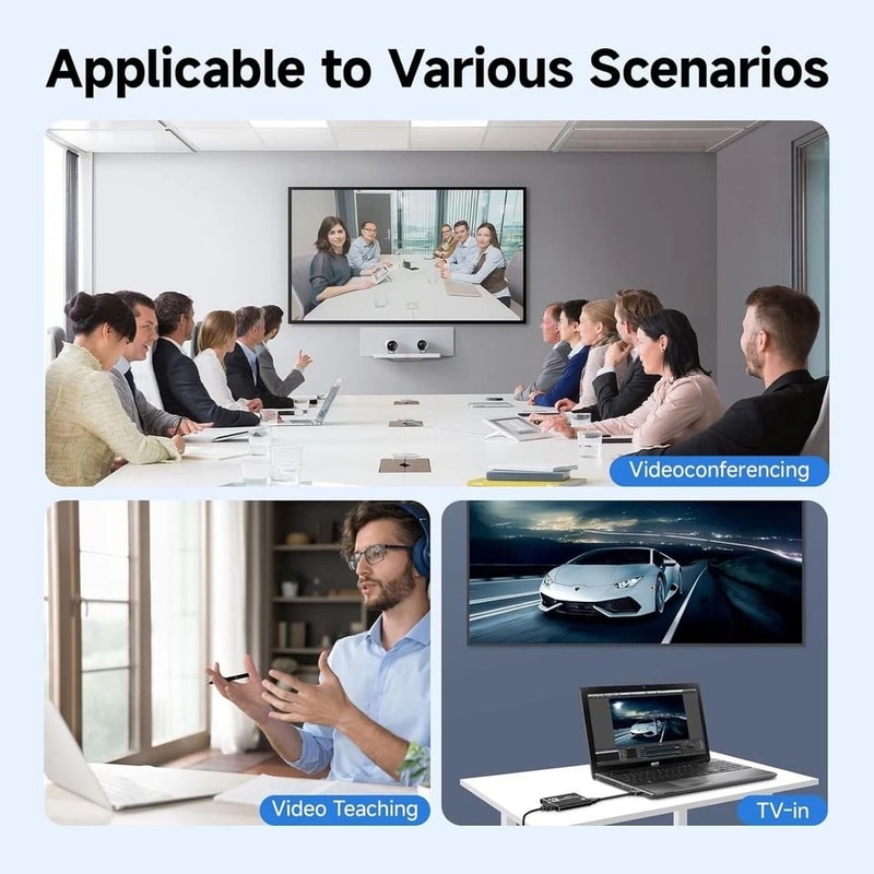 Capture Card USB HDMI Video Recorder For Streaming And Gaming 15