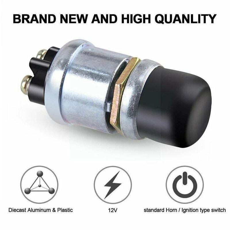 Heavy Duty Starter Switch Set Momentary Push Button Ignition 4 Pack 5