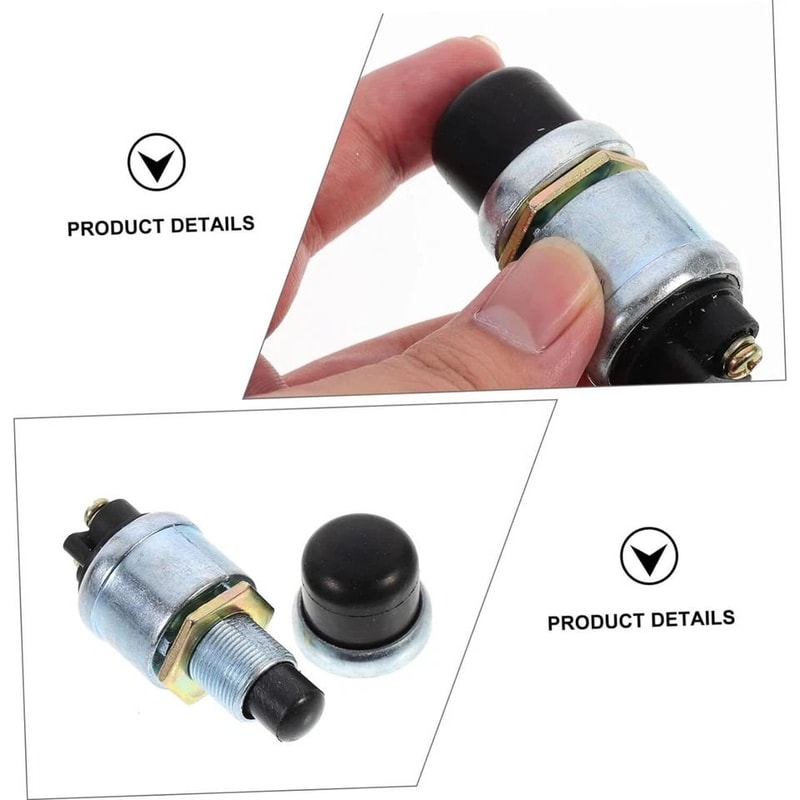 Heavy Duty Starter Switch Set Momentary Push Button Ignition 4 Pack 8