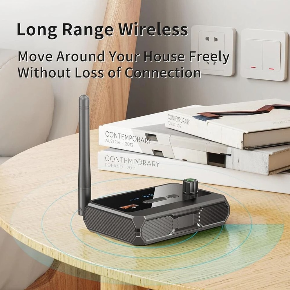 Bluetooth Audio Receiver With RCA AUX USB Optical Adapter 9