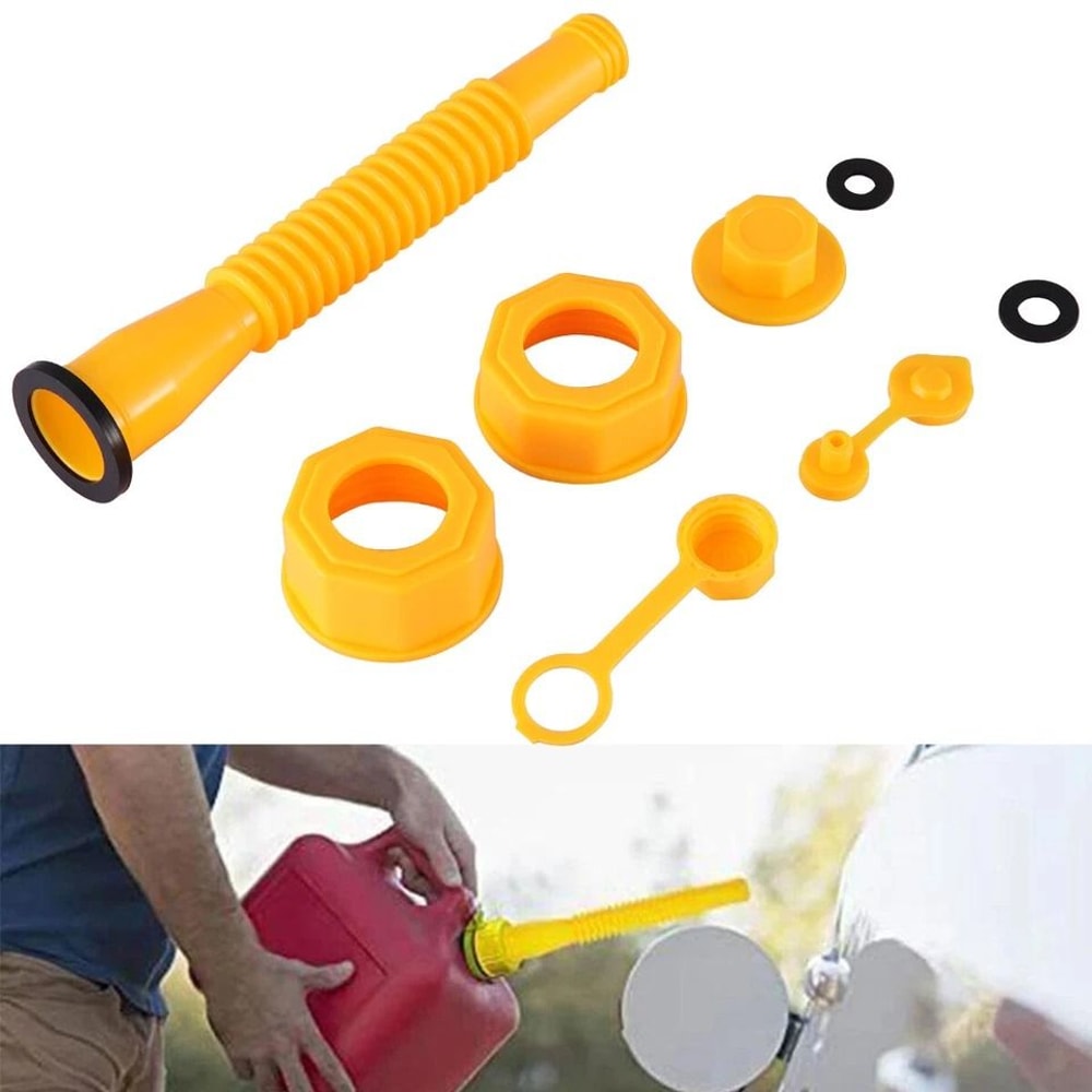 Universal Gas Can Spout Nozzle Vent Kit For Plastic Fuel Cans 8