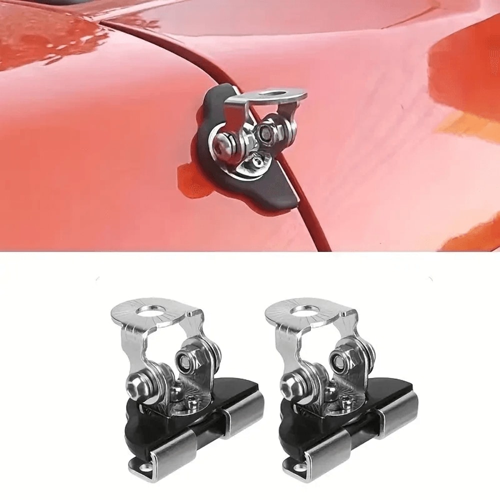 Universal Hood Mount Brackets For LED Light Bar And Off Road Work Lights 0