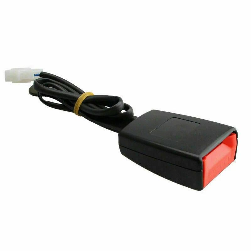 Front Driver Seat Belt Buckle Connector With Warning Cable 3