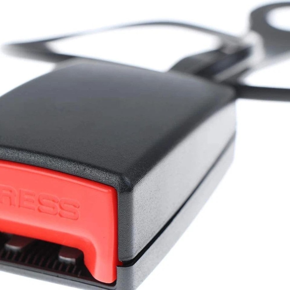 Front Driver Seat Belt Buckle Connector With Warning Cable 4