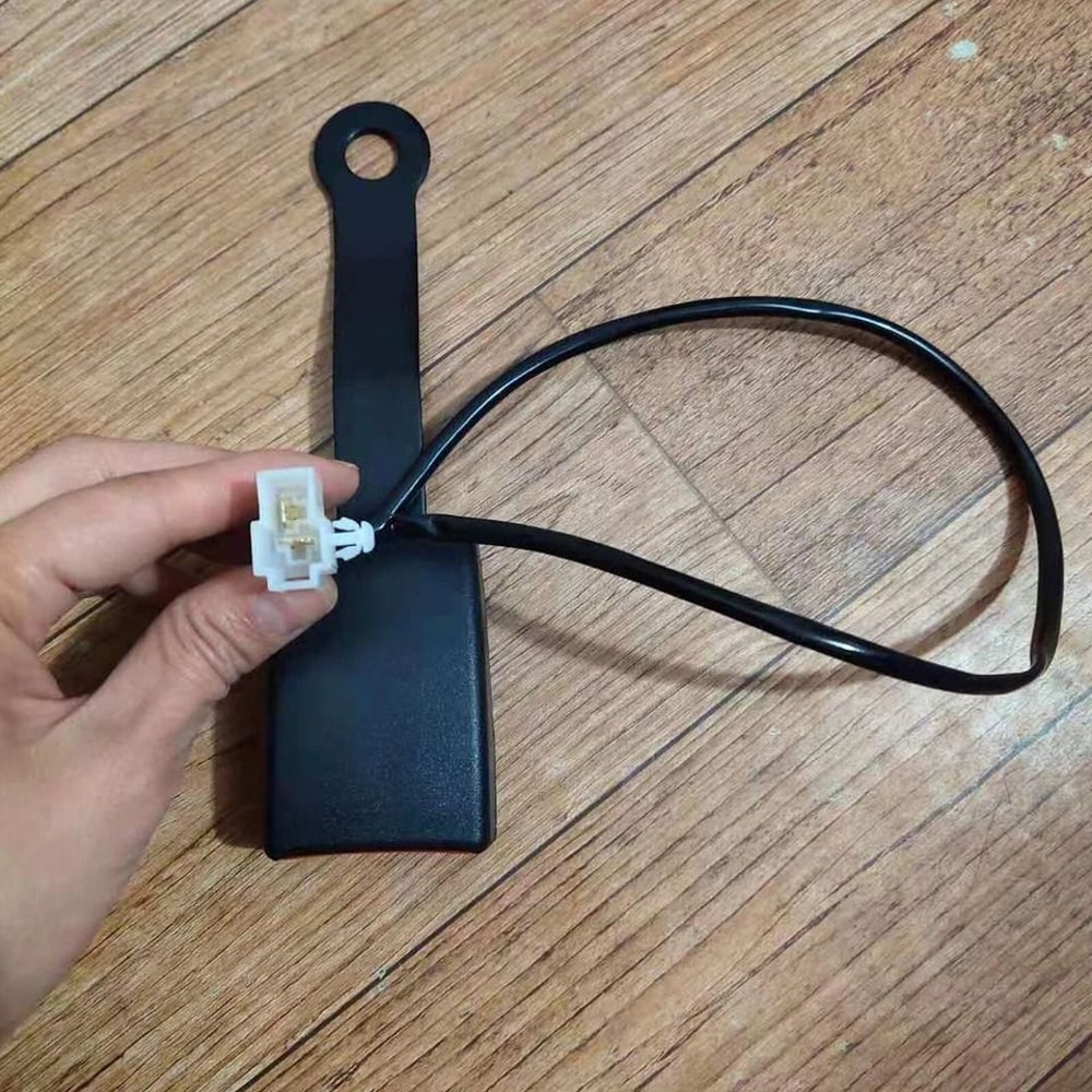 Front Driver Seat Belt Buckle Connector With Warning Cable 6