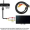 HDMI Male To RCA AV Converter Cable For HDTV DVD Projector 7