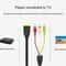 HDMI Male To RCA AV Converter Cable For HDTV DVD Projector 9