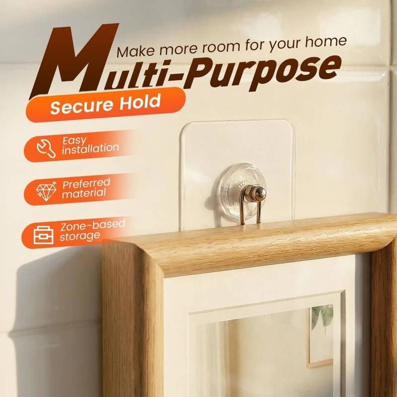 Self Adhesive Wall Hooks No Drill Adhesive Screw Hooks 5