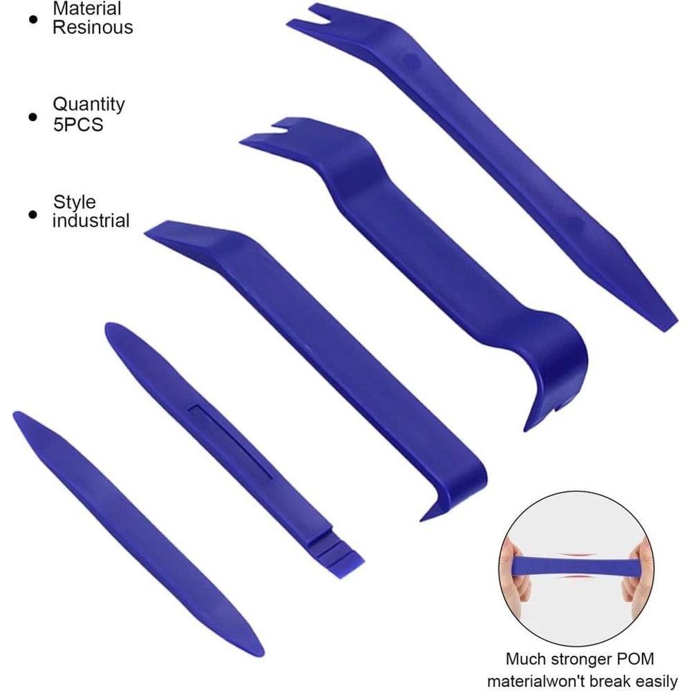 Car Trim Removal Tool Kit For Door Panels Dash Clips And Radio 1